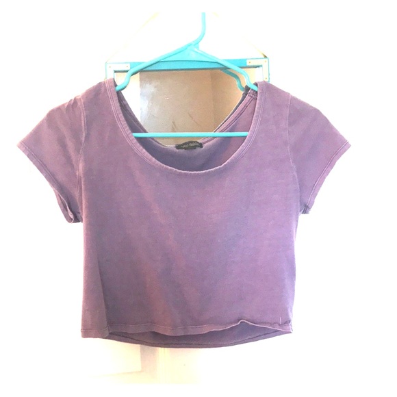 Target Tops - purple crop top